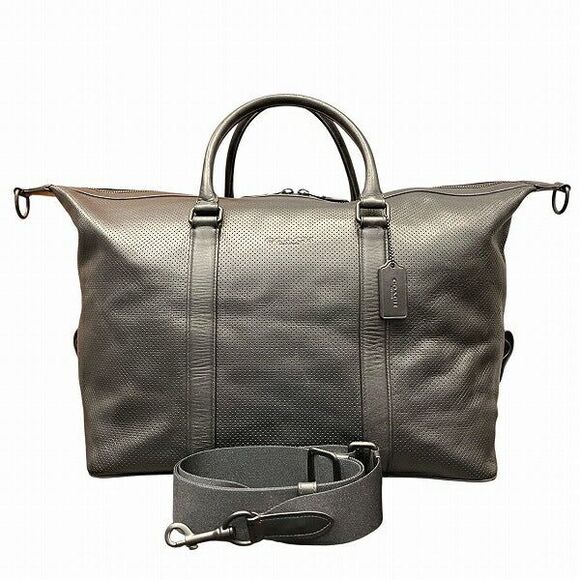 Coach F93537 Leather Boston Bag - Picture 1 of 9